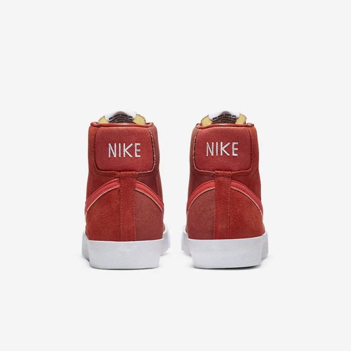 Nike Blazer Spor Ayakkabı Erkek Turuncu Turuncu Beyaz Açık Kırmızı | TR4257166