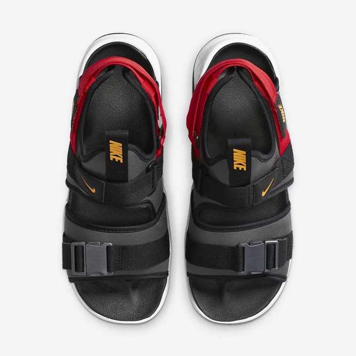 Nike Canyon Sandalet Erkek Gri Kırmızı Siyah Turuncu | TR4259178