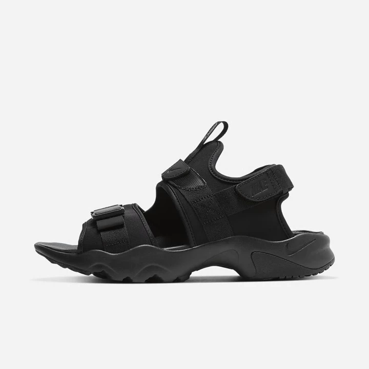 Nike Canyon Sandalet Erkek Siyah Siyah Siyah | TR4258507
