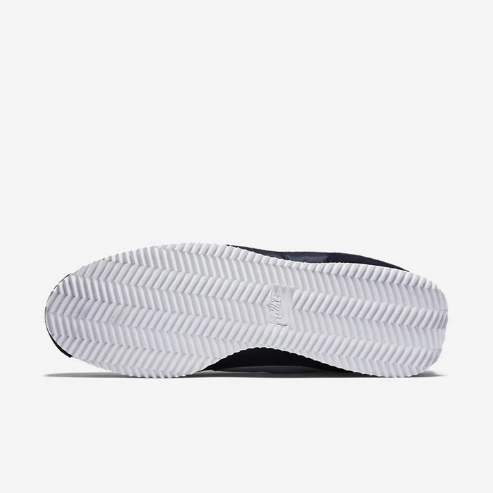 Nike Cortez Basic Spor Ayakkabı Erkek Obsidian Metal Gümüş Beyaz | TR4257218
