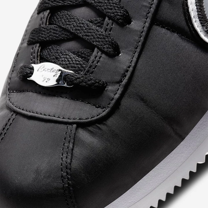 Nike Cortez Basic Spor Ayakkabı Erkek Siyah Beyaz Turuncu Gri | TR4258917