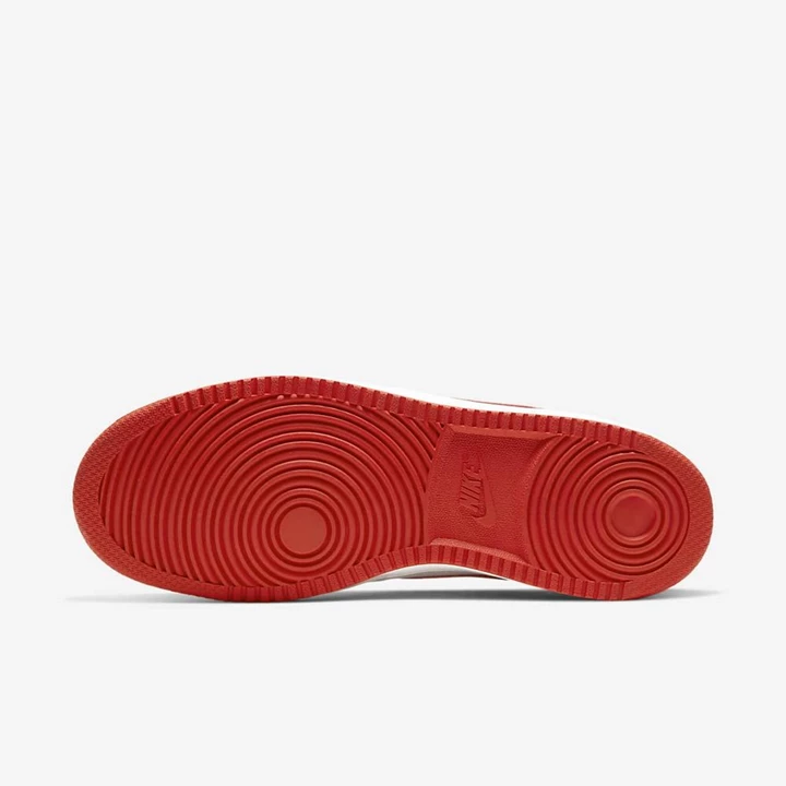 Nike Court Vision Spor Ayakkabı Erkek Beyaz Kırmızı | TR4258481
