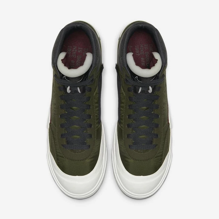 Nike Drop-Türleri Spor Ayakkabı Erkek Beyaz Siyah Koyu Gri Yeşil | TR4256682