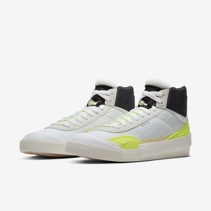 Nike Drop-Türleri Spor Ayakkabı Erkek Beyaz Siyah Koyu Gri | TR4258186