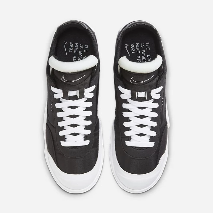 Nike Drop-Türleri Spor Ayakkabı Erkek Siyah Beyaz | TR4258876