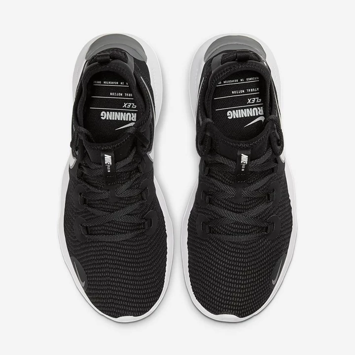 Nike Flex 2020 RN Koşu Ayakkabısı Kadın Siyah Koyu Gri Gri Beyaz | TR4256492