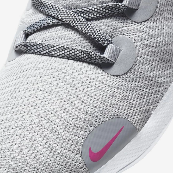Nike Flex 2020 RN Koşu Ayakkabısı Kadın Gri Platini Pembe Koyu Gri | TR4257792