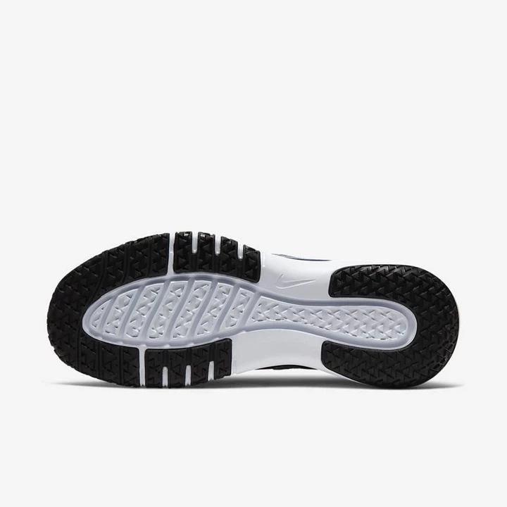 Nike Flex Control Spor Ayakkabı Erkek Lacivert Siyah Beyaz Metal Gümüş | TR4256443