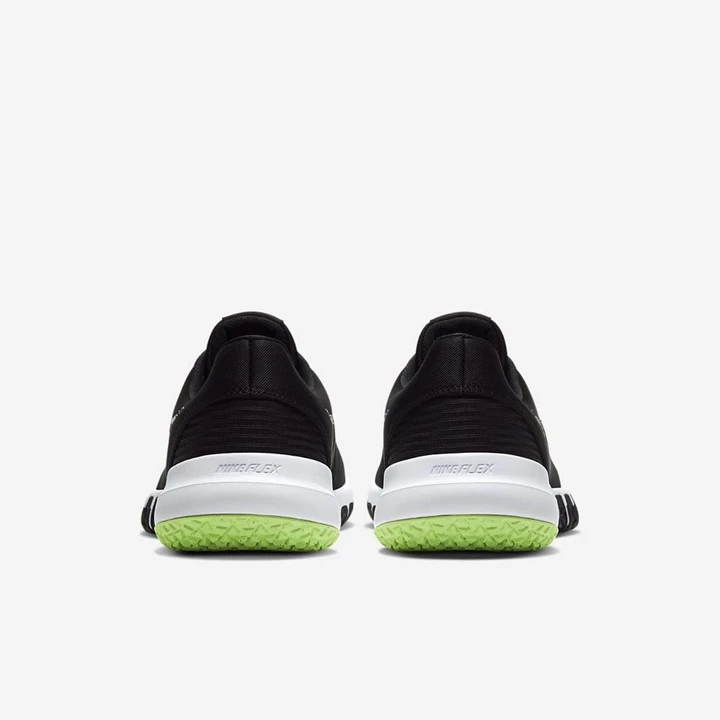 Nike Flex Control Spor Ayakkabı Erkek Siyah Yeşil Gri | TR4258712