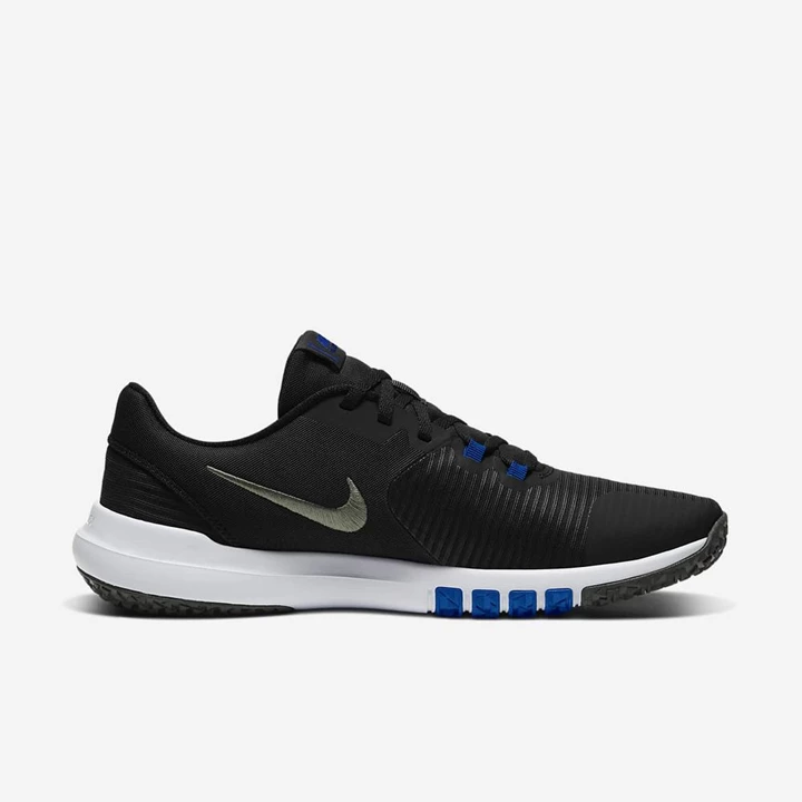 Nike Flex Control Spor Ayakkabı Erkek Siyah Mavi | TR4258869