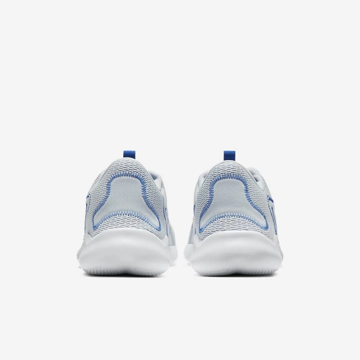 Nike Flex Experience Koşu Ayakkabısı Erkek Platini Beyaz Kraliyet Mavisi | TR4256675