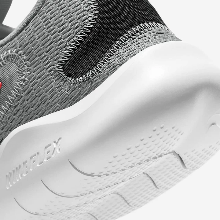 Nike Flex Experience Koşu Ayakkabısı Erkek Gri Siyah Mavi Kırmızı | TR4257625