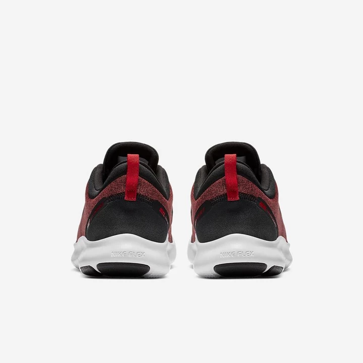 Nike Flex Experience Koşu Ayakkabısı Erkek Siyah Kırmızı Beyaz Siyah | TR4258382