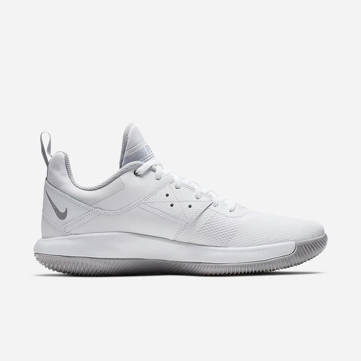 Nike Fly.By Basketbol Ayakkabısı Erkek Beyaz Gri Metal Gümüş | TR4256872