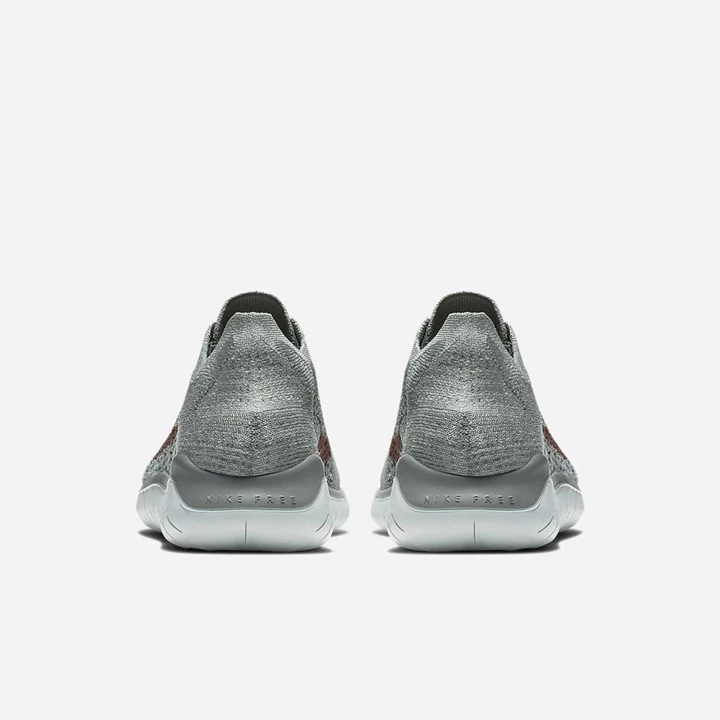 Nike Free RN Flyknit 2018 Koşu Ayakkabısı Kadın Yeşil Açık Gümüş Mor | TR4259105