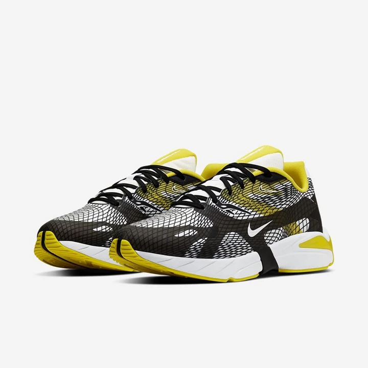 Nike Ghoswift Spor Ayakkabı Erkek Beyaz Siyah Sarı Beyaz | TR4257349