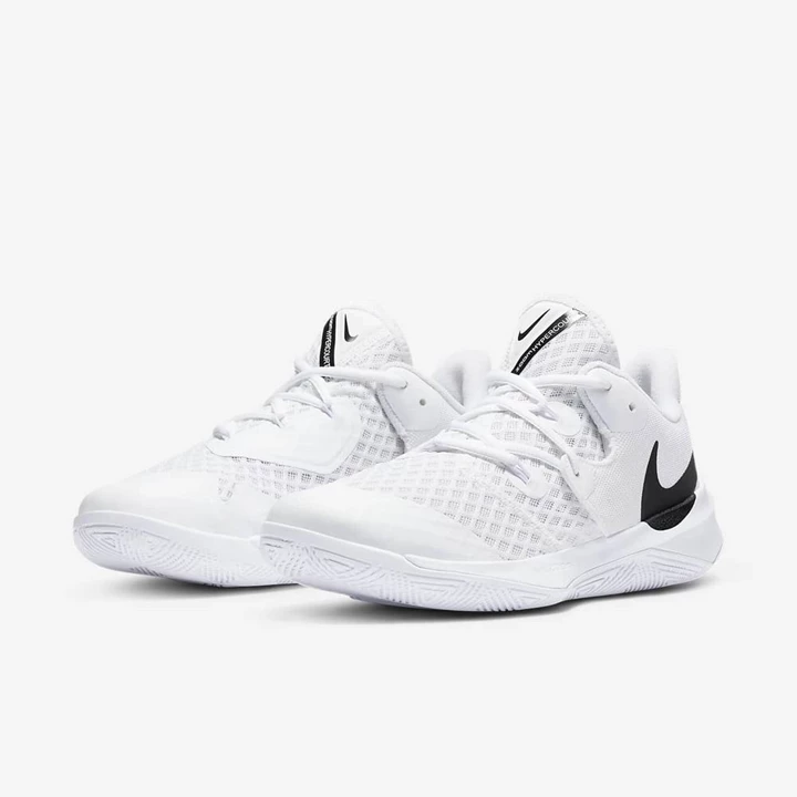Nike HyperSpeed Court Voleybol Ayakkabısı Kadın Beyaz Siyah | TR4257459