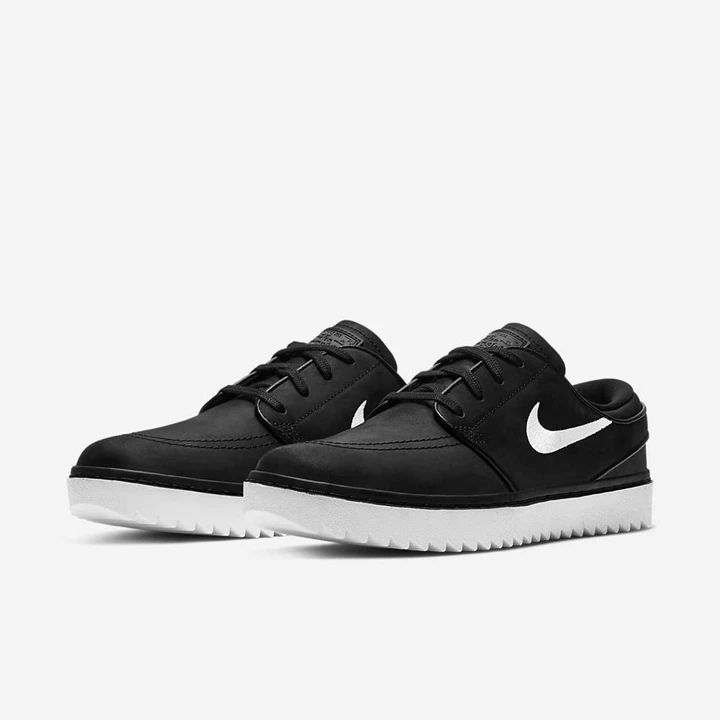 Nike Janoski Golf Ayakkabısı Erkek Siyah Beyaz | TR4256423