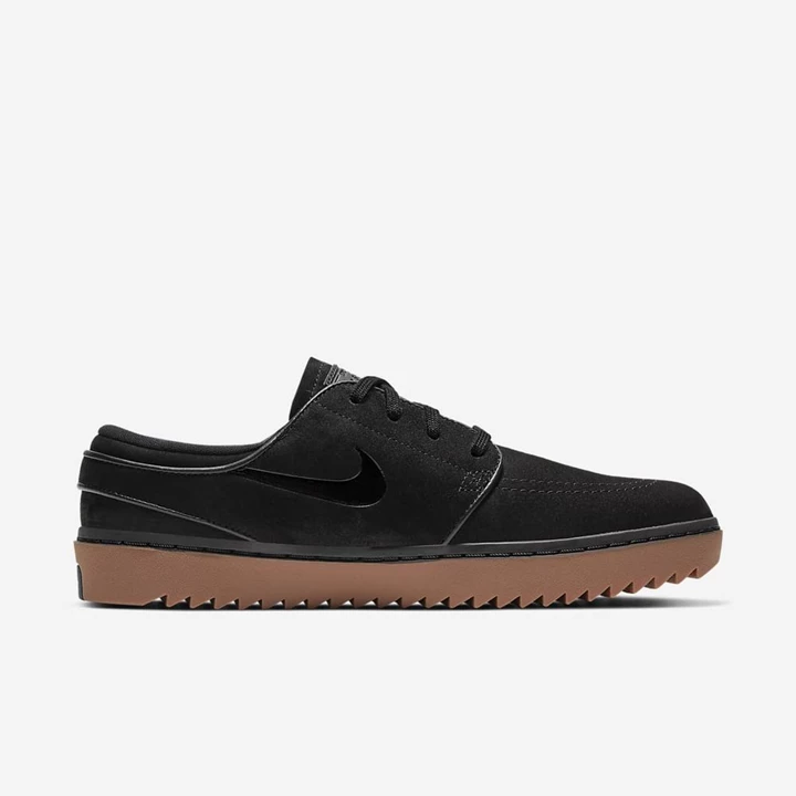 Nike Janoski Golf Ayakkabısı Erkek Siyah Kahverengi Siyah | TR4256526