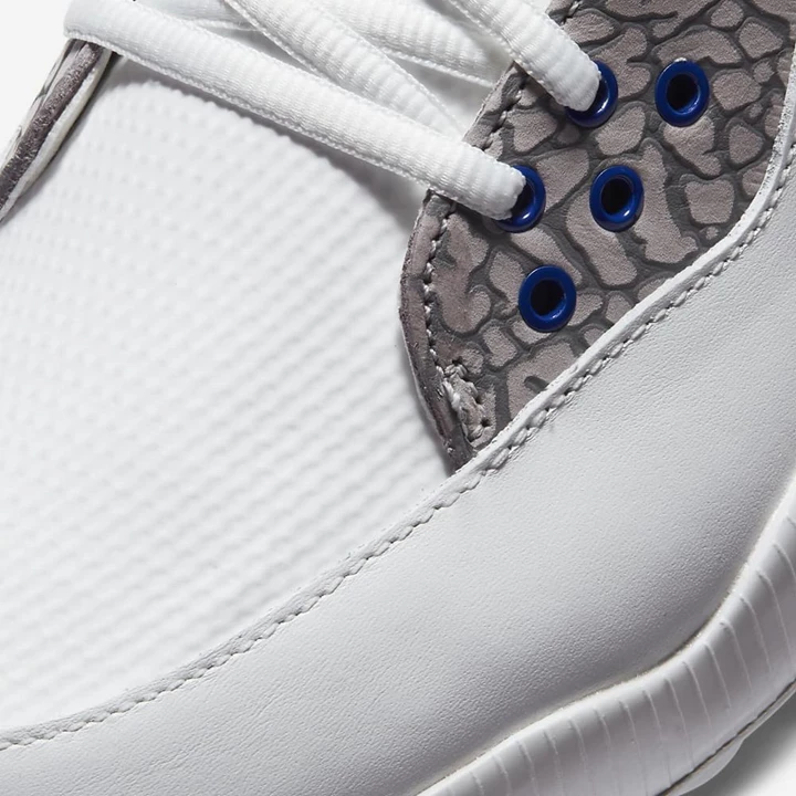 Nike Jordan ADG Golf Ayakkabısı Erkek Beyaz Kraliyet Mavisi Gri Beyaz | TR4258266