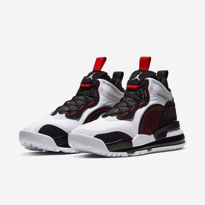 Nike Jordan Aerospace 720 Jordans Erkek Beyaz Siyah Gri Kırmızı | TR4258603