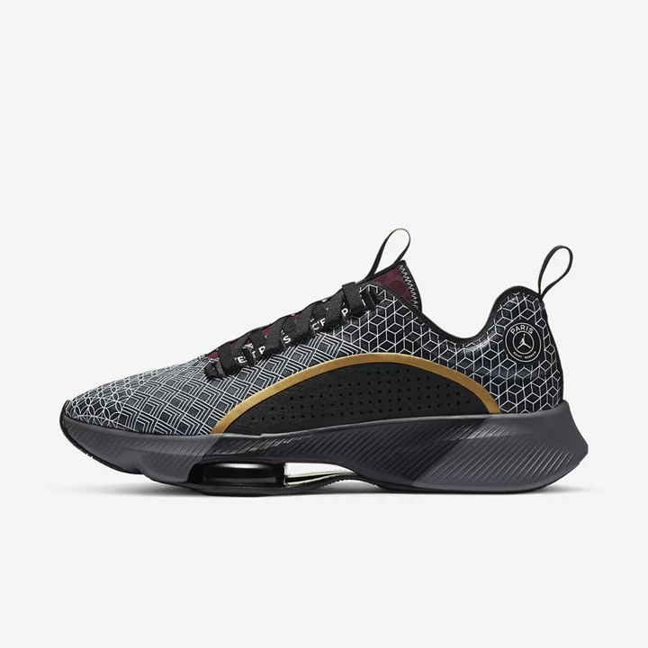 Nike Jordan Air Zoom Renegade Koşu Ayakkabısı Erkek Siyah Bordo Beyaz Metal Altın | TR4258121