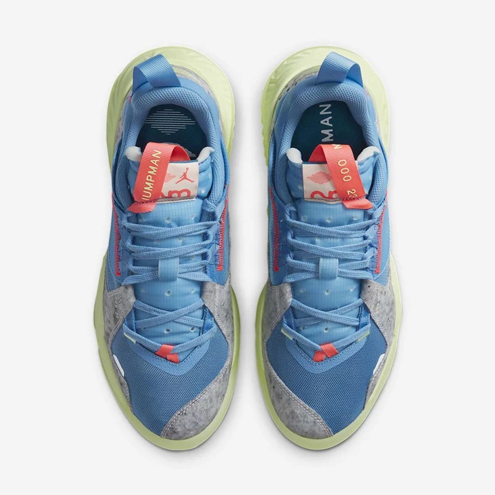 Nike Jordan Delta Spor Ayakkabı Erkek Mavi Kırmızı Yeşil | TR4257579