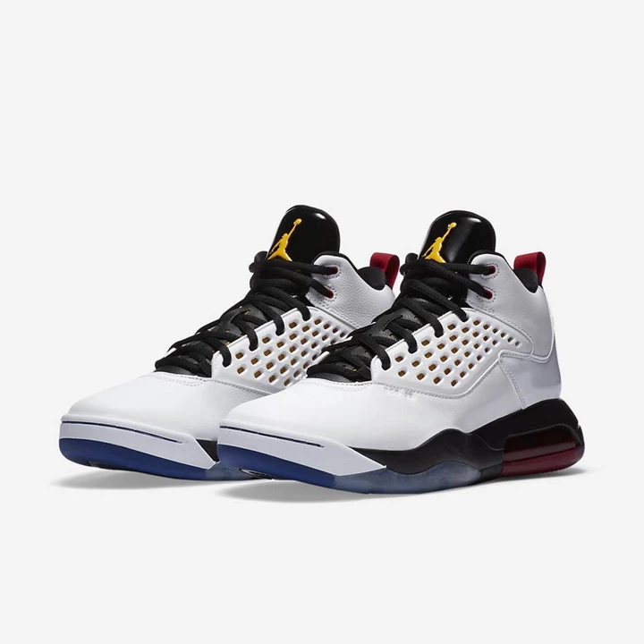 Nike Jordan Maxin 200 Jordans Erkek Beyaz Siyah Koyu Kraliyet Mavisi Mavi Koyu | TR4258579