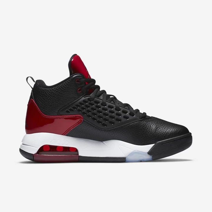 Nike Jordan Maxin 200 Jordans Erkek Siyah Kırmızı Beyaz Siyah | TR4258221