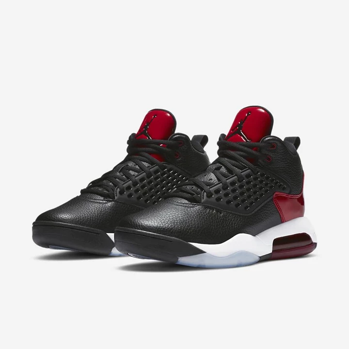 Nike Jordan Maxin 200 Jordans Erkek Siyah Kırmızı Beyaz Siyah | TR4258221