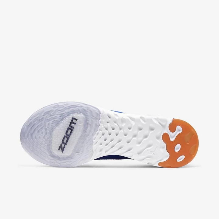 Nike Jordan React Havoc Koşu Ayakkabısı Erkek Kraliyet Mavisi Turuncu Beyaz Metal Gümüş | TR4256434