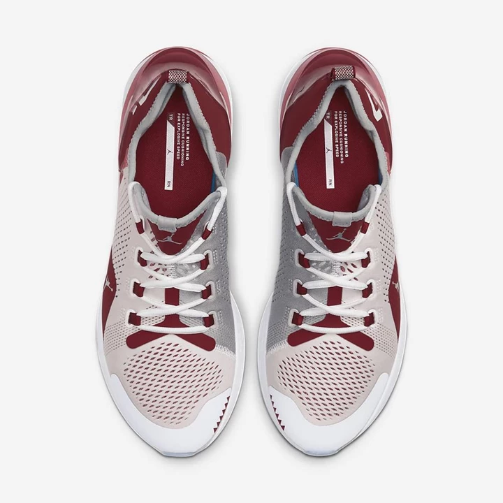Nike Jordan React Havoc Spor Ayakkabı Erkek Beyaz Kırmızı Metal Gümüş | TR4256724