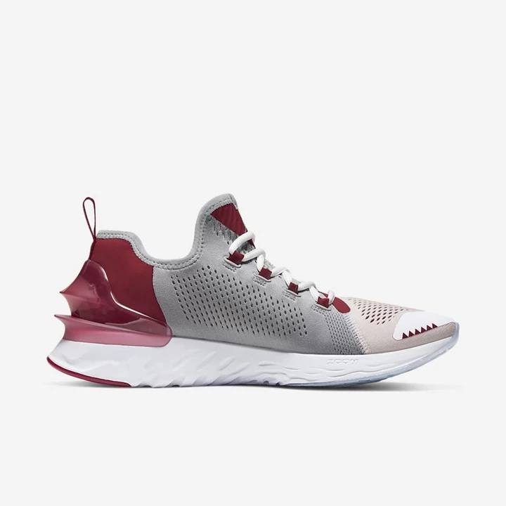 Nike Jordan React Havoc Spor Ayakkabı Erkek Beyaz Kırmızı Metal Gümüş | TR4258707