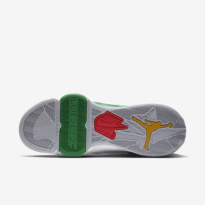 Nike Jordan Zoom Jordans Erkek Beyaz Yeşil Kırmızı Siyah | TR4256441