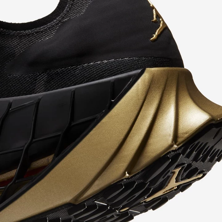 Nike Jordan Zoom Jordans Erkek Siyah Kırmızı Metal Altın | TR4258380