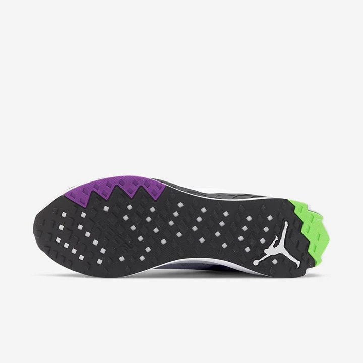 Nike Jordan Zoom Spor Ayakkabı Erkek Beyaz Siyah Mor Yeşil | TR4256630