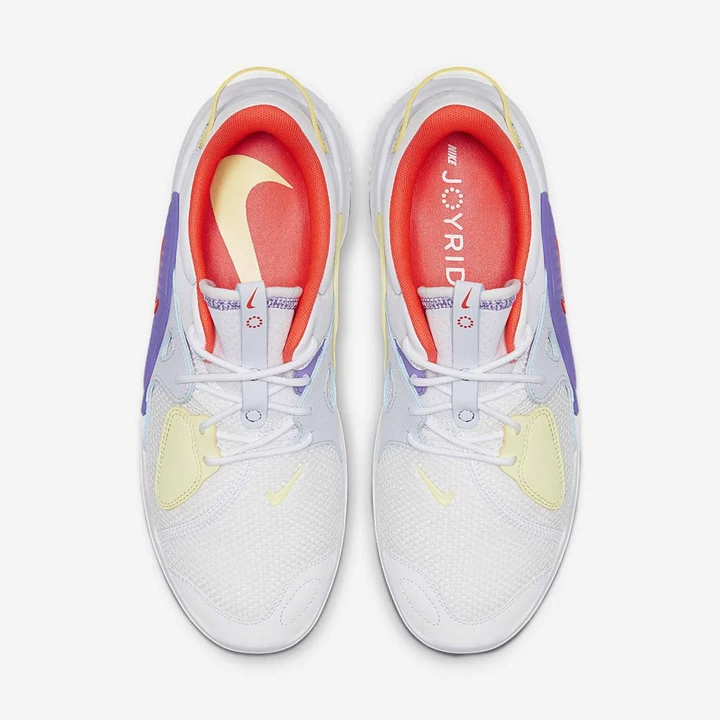 Nike Joyride Spor Ayakkabı Erkek Beyaz Mor Açık Sarı Açık Kırmızı | TR4258133