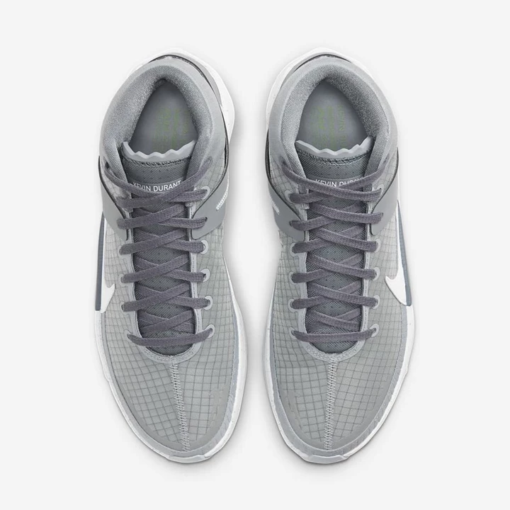 Nike KD13 Basketbol Ayakkabısı Erkek Gri Gri Beyaz | TR4257308