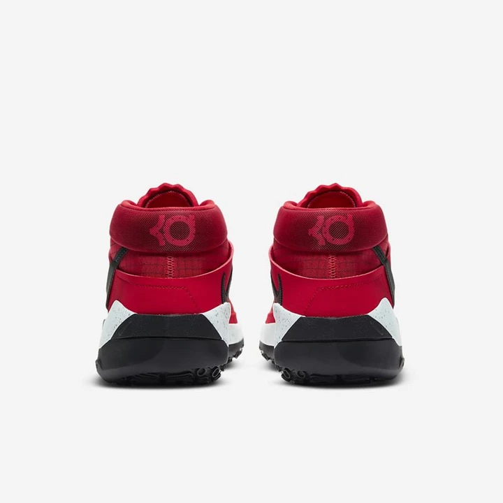 Nike KD13 Basketbol Ayakkabısı Erkek Kırmızı Beyaz Siyah | TR4259150