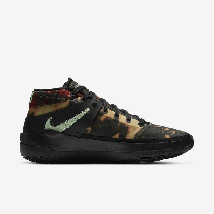 Nike KD13 Basketbol Ayakkabısı Erkek Siyah Yeşil Yeşil Beyaz Siyah | TR4258721