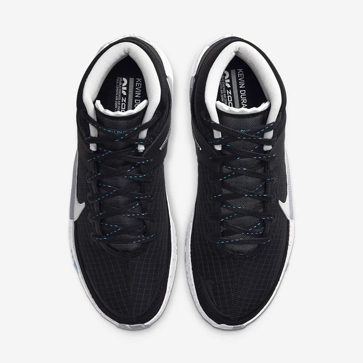 Nike KD13 Basketbol Ayakkabısı Kadın Siyah Gri Beyaz | TR4257910