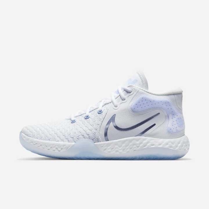 Nike KD Trey 5 Basketbol Ayakkabısı Erkek Beyaz Kraliyet Mavisi | TR4258271