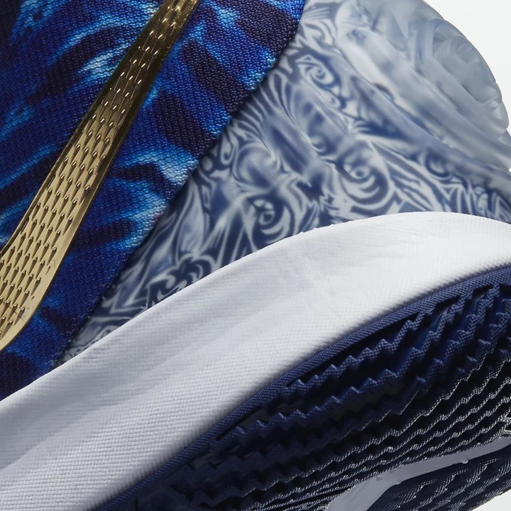 Nike Kybrid S2 Basketbol Ayakkabısı Kadın Mavi Beyaz Beyaz | TR4258264