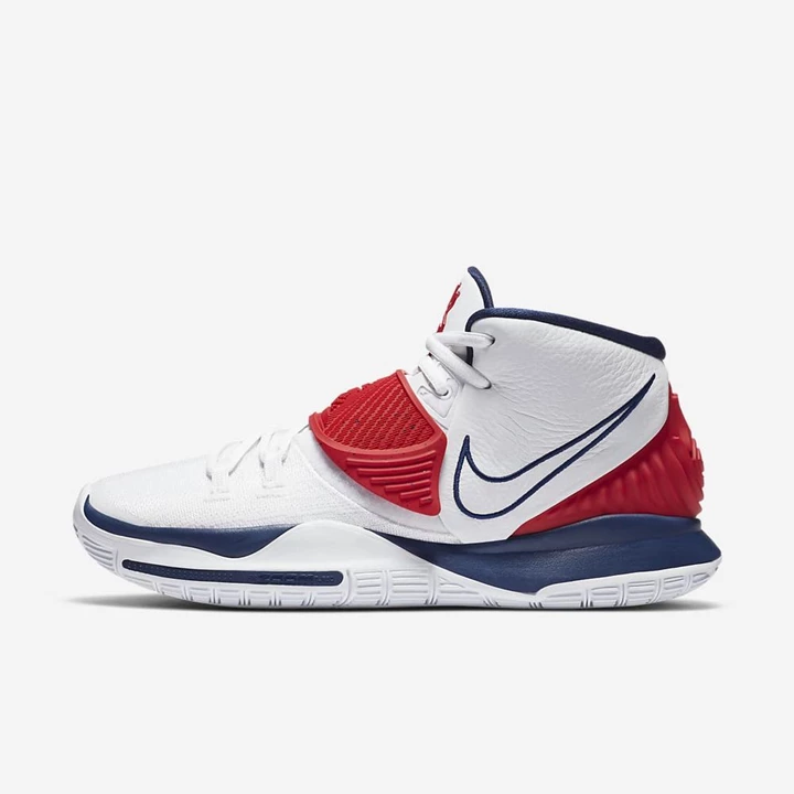 Nike Kyrie 6 Basketbol Ayakkabısı Erkek Beyaz Beyaz | TR4258412