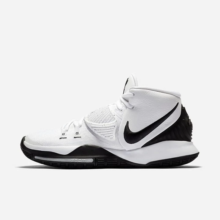 Nike Kyrie 6 Basketbol Ayakkabısı Kadın Beyaz Platini Siyah | TR4257502