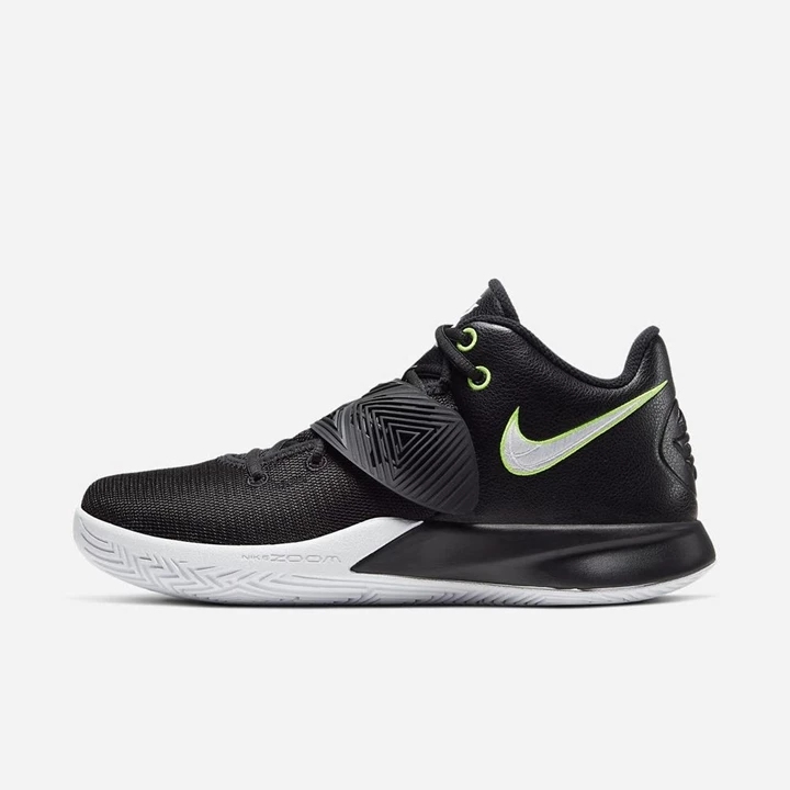 Nike Kyrie Flytrap 3 Basketbol Ayakkabısı Kadın Siyah Beyaz | TR4259285