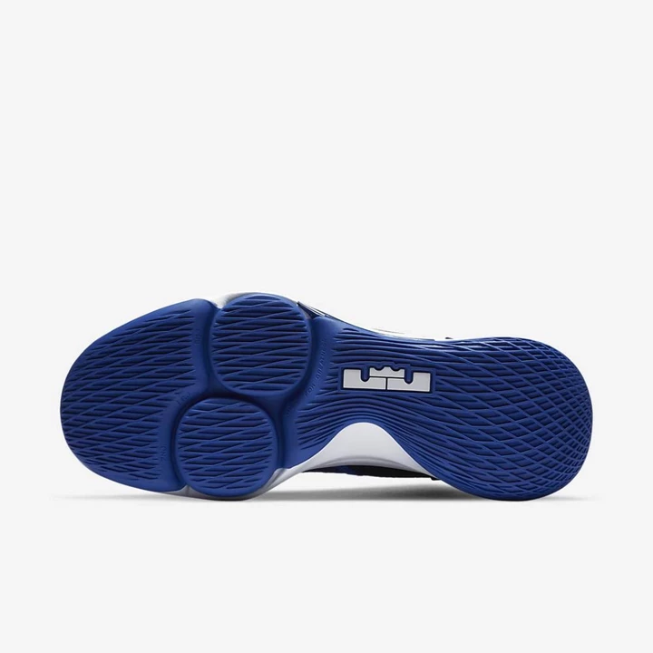 Nike LeBron Basketbol Ayakkabısı Erkek Koyu Kraliyet Mavisi Mavi Mavi Platini Beyaz | TR4257030
