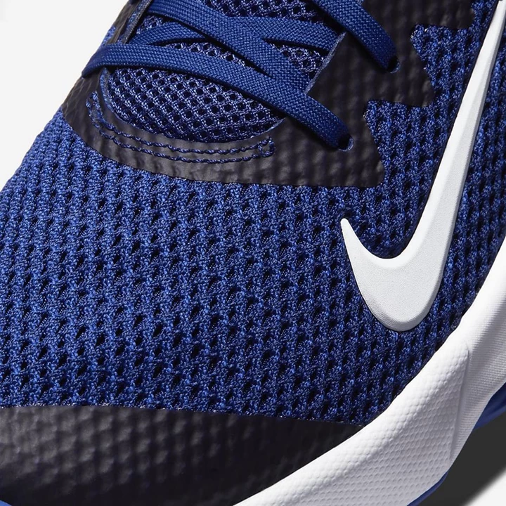 Nike LeBron Basketbol Ayakkabısı Kadın Koyu Kraliyet Mavisi Mavi Mavi Platini Beyaz | TR4257357