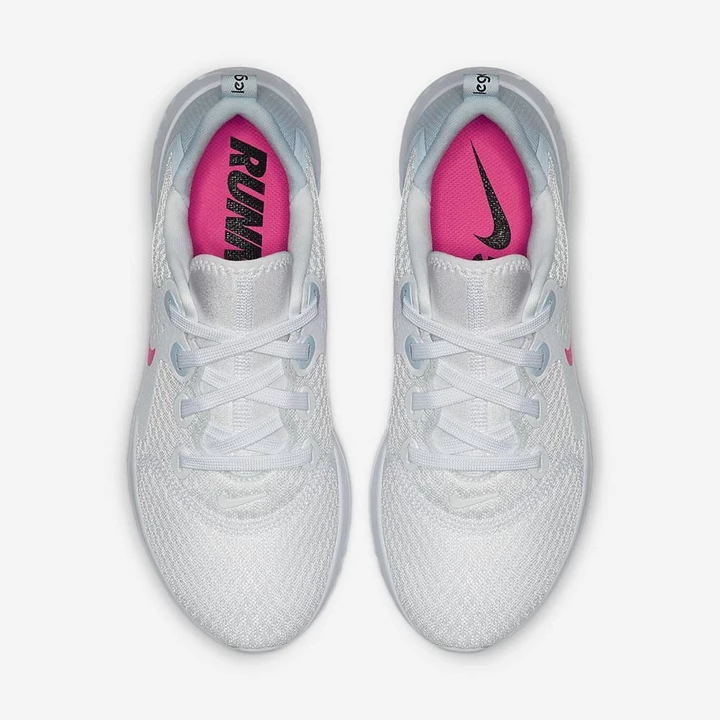 Nike Legend Koşu Ayakkabısı Kadın Beyaz Mavi Siyah Pembe | TR4258446