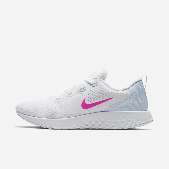 Nike Legend Koşu Ayakkabısı Kadın Beyaz Mavi Siyah Pembe | TR4258446